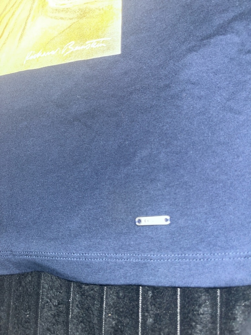 Coach Navy Tank with Colorful Portrait Panel - Picture 3 of 3